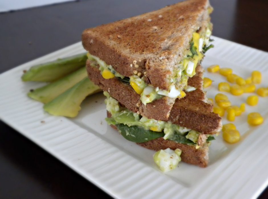 Avacado Egg Salad Sandwich